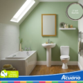 Colores para pintar y decorar baños pequeños | Blog Paqsa