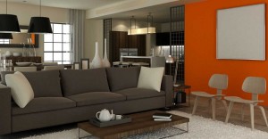 Dividir espacios grandes con pintura