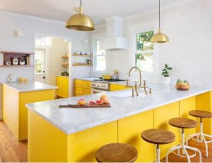 El color amarillo en el diseño de interiores
