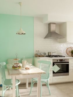 Decoración: una cocina en tonos pastel