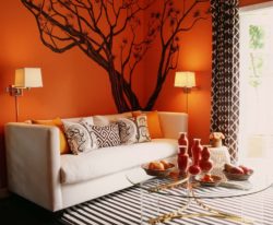 Decoración en color chocolate