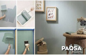 Decoración: rayas sutiles en muros