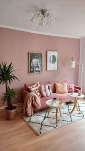 El rosa en el diseño de interiores