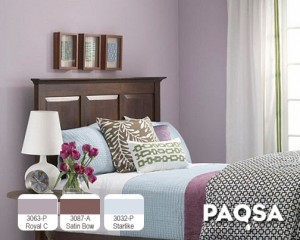 Decoración de interiores: color violeta