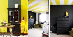 Muebles y pared del mismo color